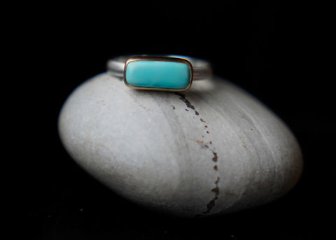 Size 7.5 - Lucky Turquoise Ring