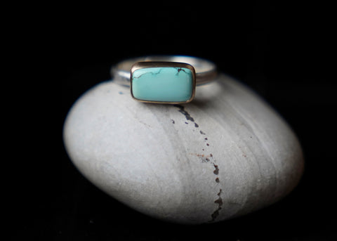 Size 8 - Lucky Turquoise Ring