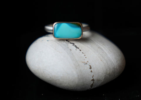 Size 9 - Lucky Turquoise Ring